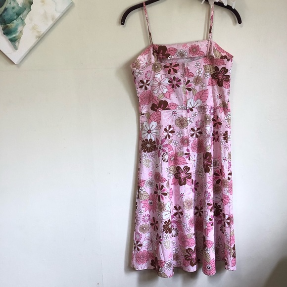 INC International Concepts Sun Dress, pink floral - Picture 5 of 7